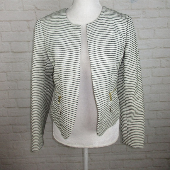 Katherine Barclay Montreal Black White Blazer - Picture 2 of 6